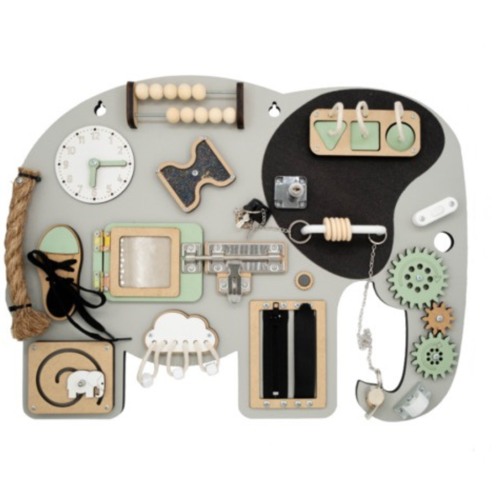 Kiani Originals Ellie the Elephant Busy Board