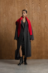 Musarrat Denim Trench