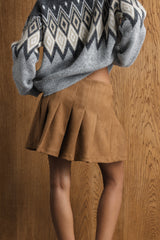 Elize Pleated Mini Skirt