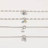 Silver Letter Dangly Charm