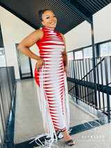 Fionah Red Dress
