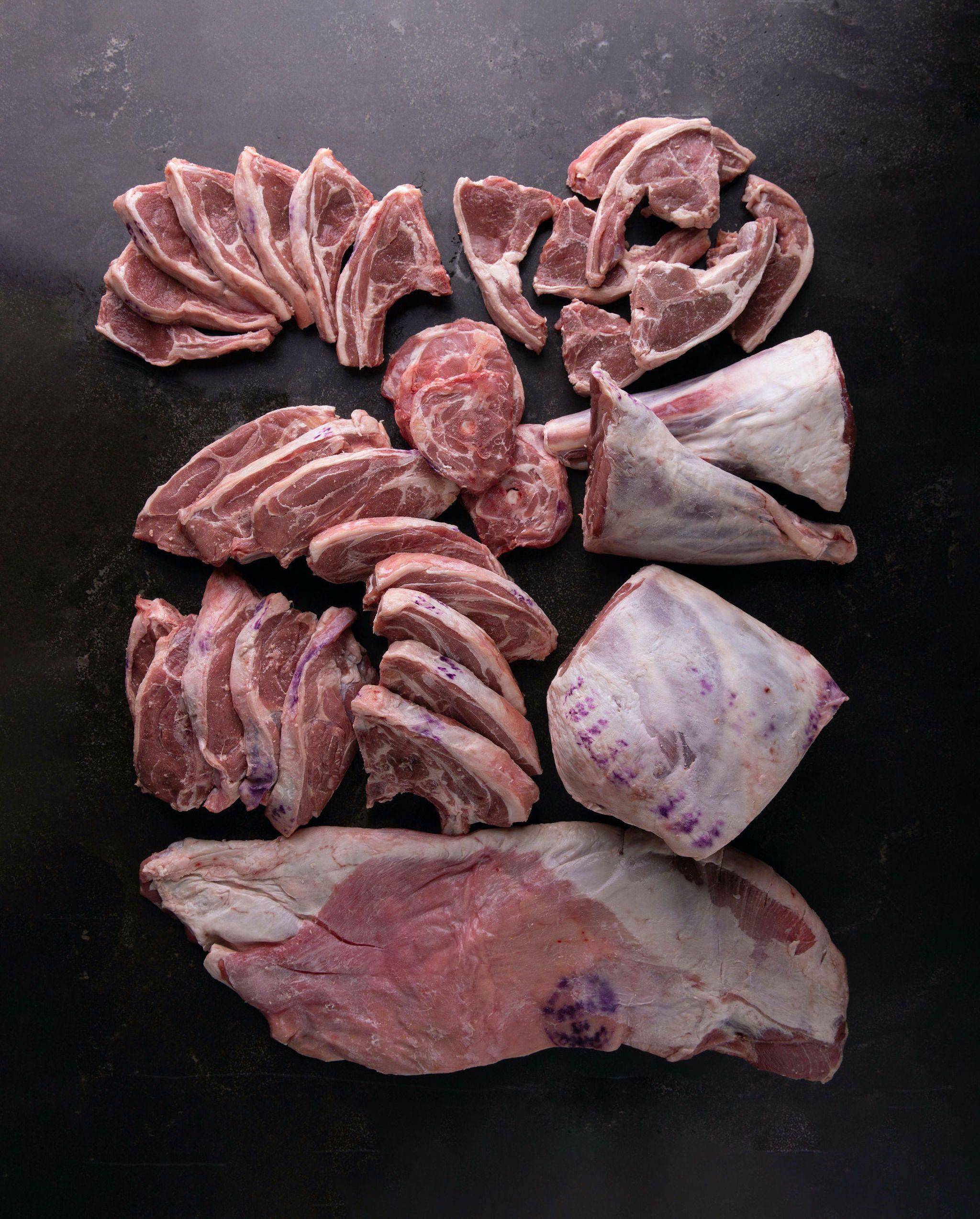 half lamb - whole leg & shanks