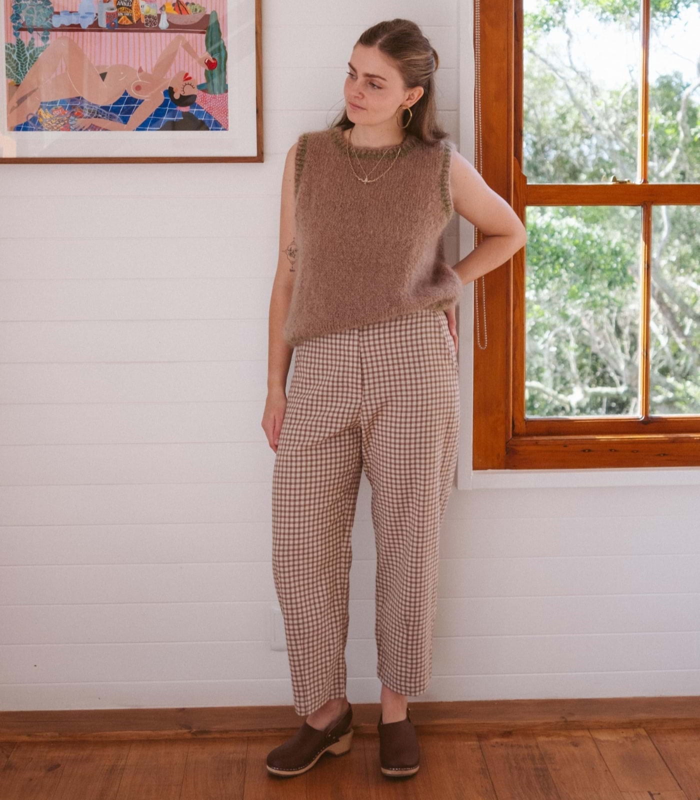 Heron Barrel Leg Pants