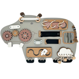Kiani Originals Hugo the Hippo Busy Board