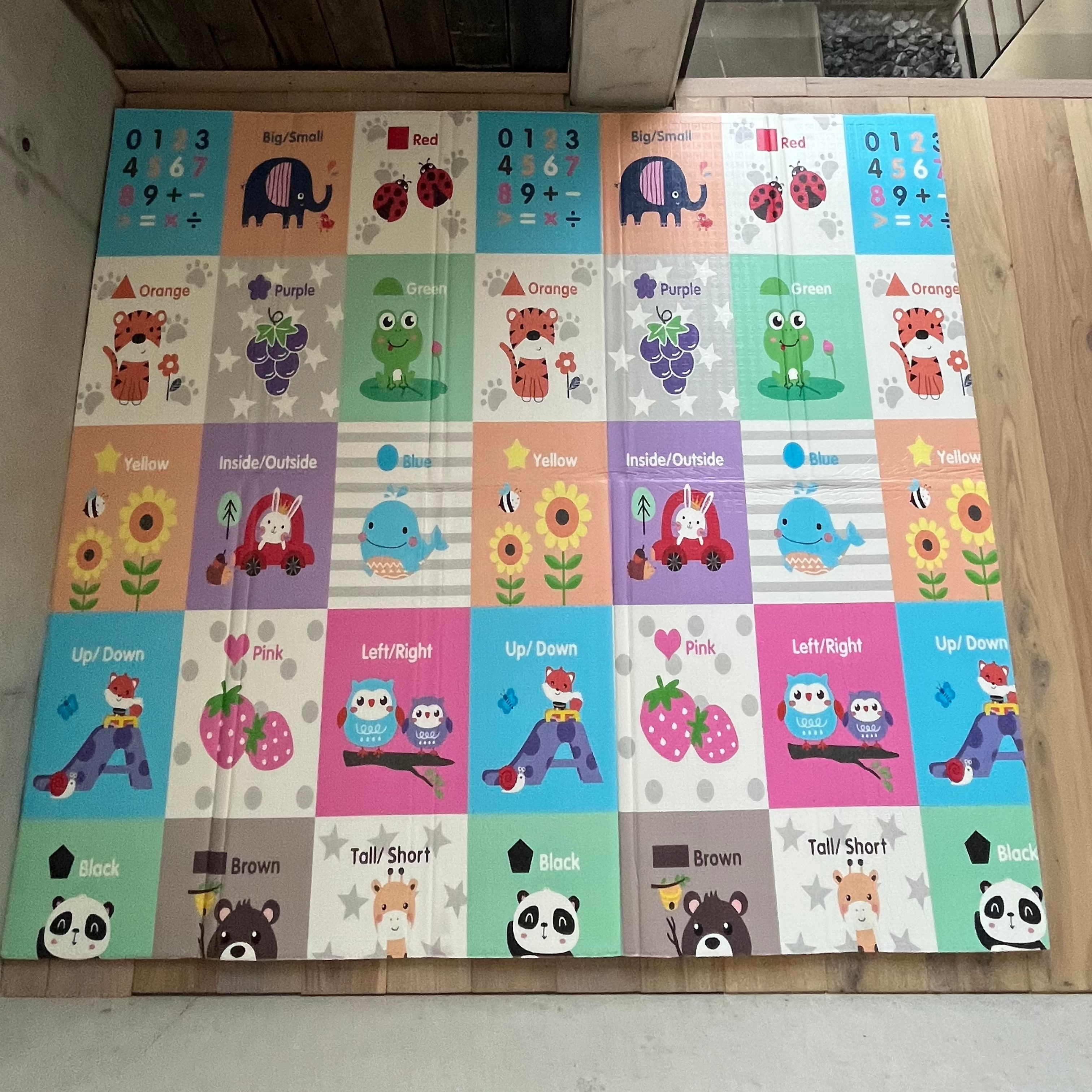 Tayla Jean Friendly Animals & Educational Folding Play Mat