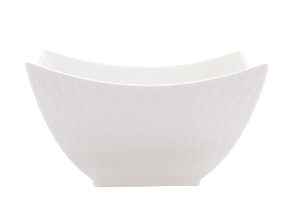 Maxwell & Williams White Basics Diamonds Square Soup Bowl 16cm