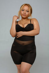 Scuplting Cross Body High Shorts | Shapewear