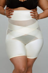 Scuplting Cross Body High Shorts | Shapewear