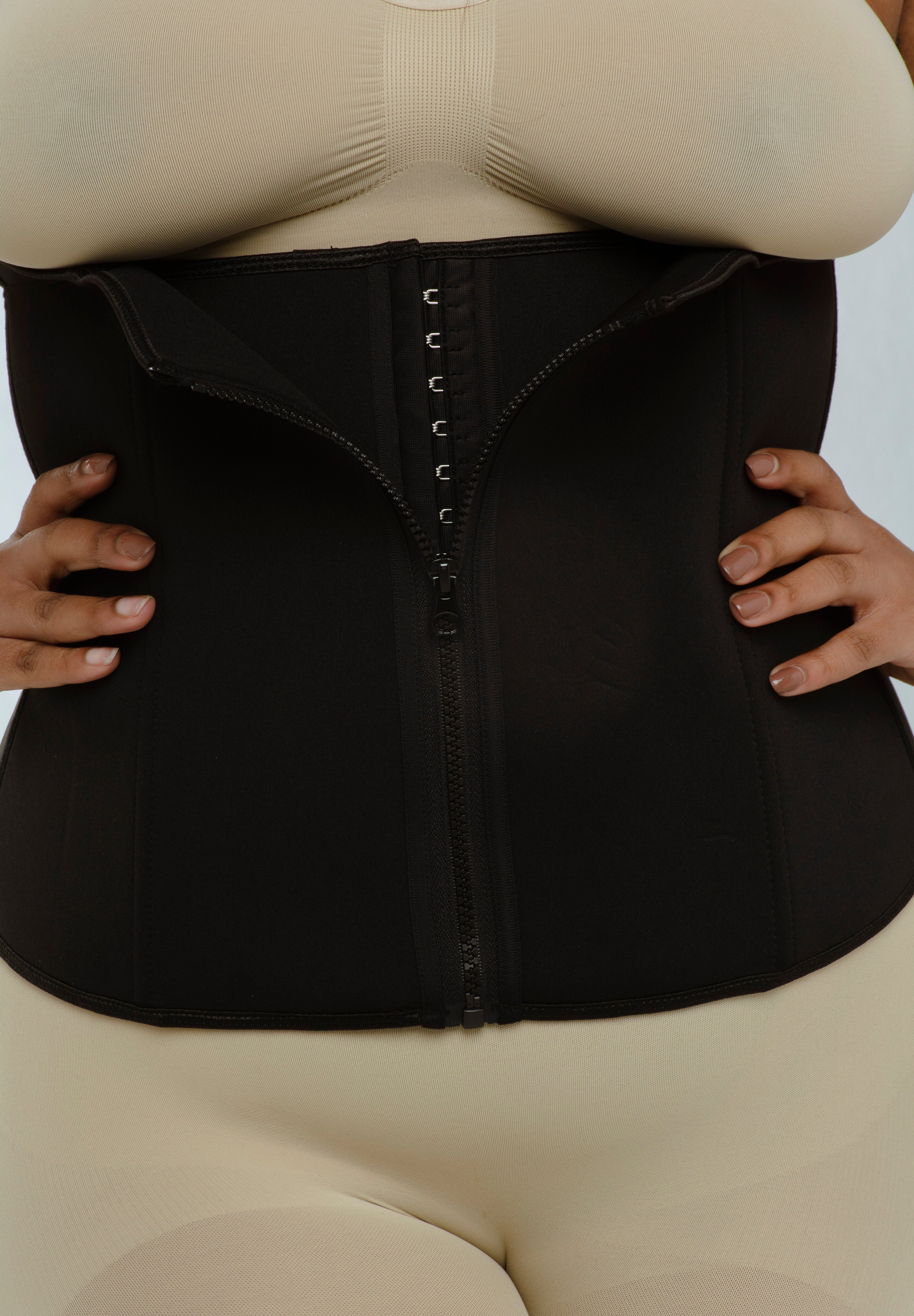 Neoprene Zip & Snatch Waist Trainer | High Compression