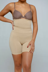 Mid Thigh Sculpting Shorts | High Compression Shapewear