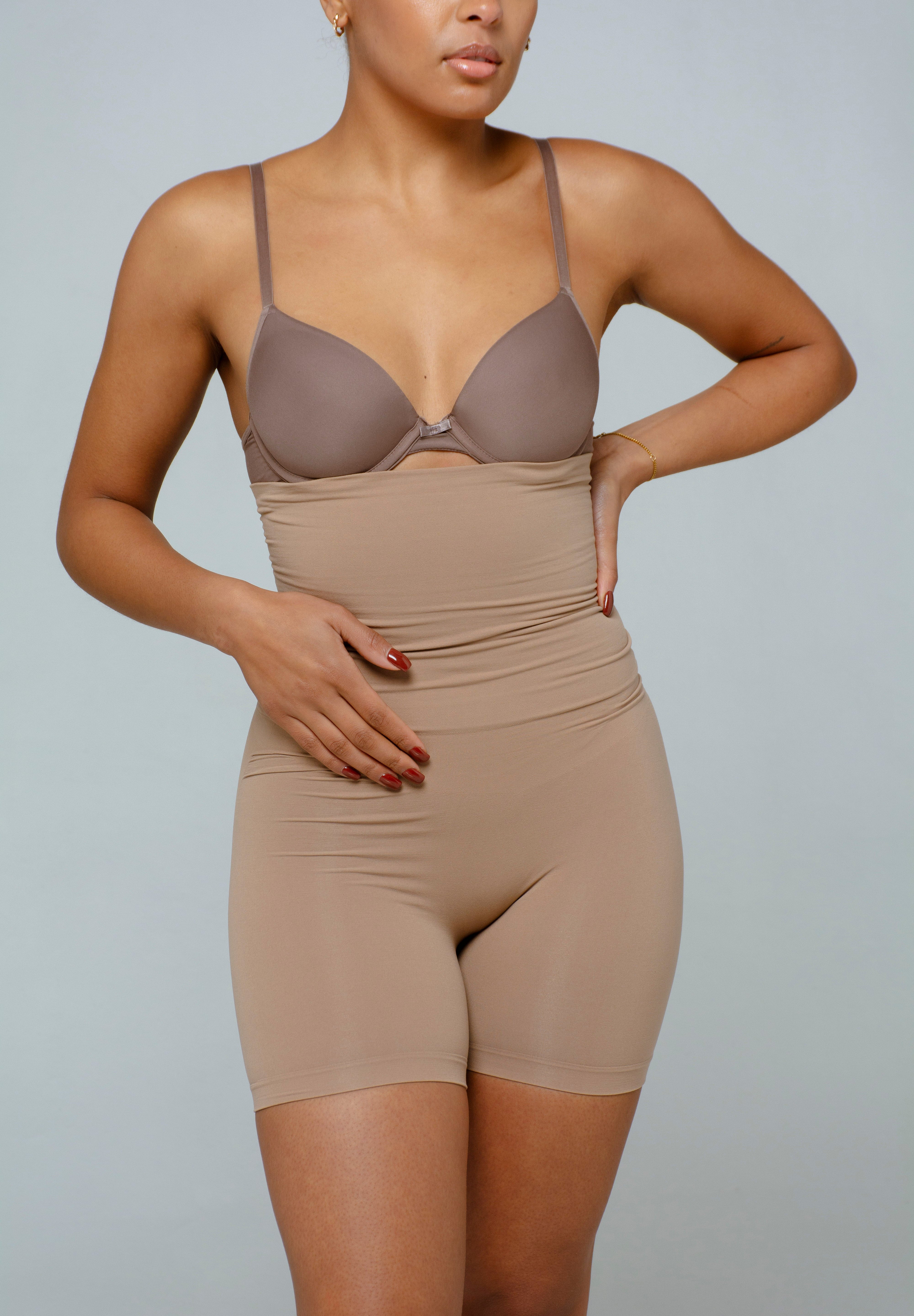 Mid Thigh Sculpting Shorts | High Compression Shapewear