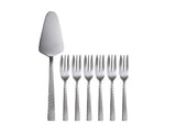 Maxwell & Williams Diamonds Cake Server & Fork Set 7pc Gift Boxed