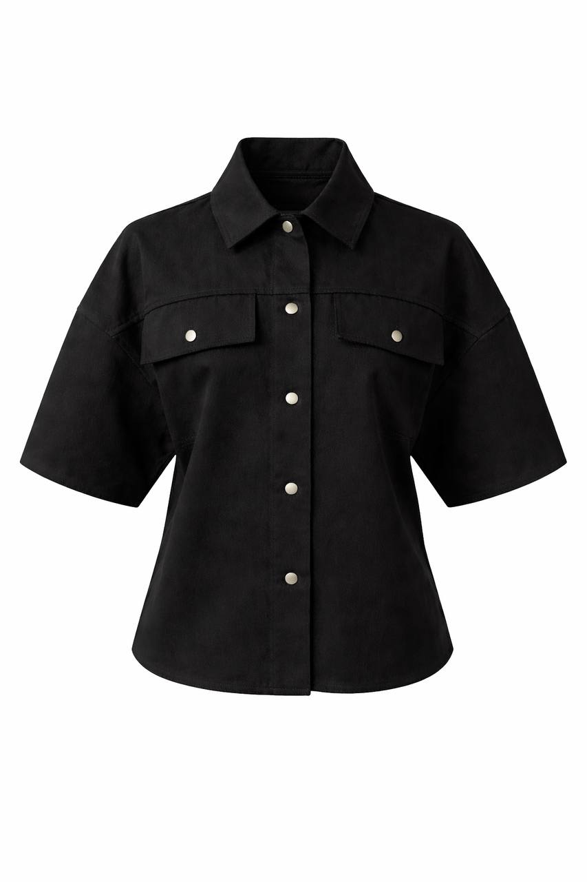 The Atlas Denim Utility Shirt