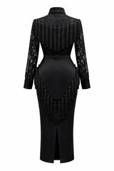 The Noir Accent Tassel Shirt