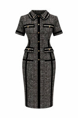KUTA Weave Black Tailored MIDI