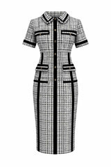 KUTA Weave White Tailored Dress
