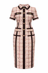 KUTA Weave BlushPink Tailored Dress