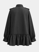 ETRO UTILITY PINSTRIPE SCULPT SHIRT