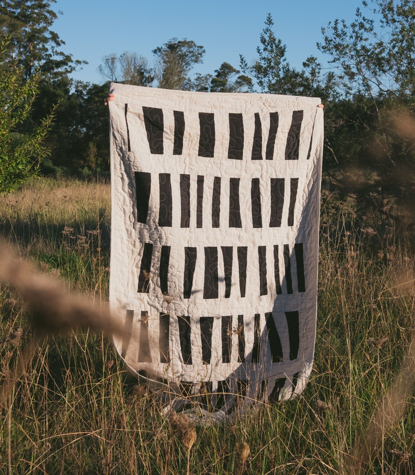 Linen Patchwork Quilt