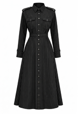 ETRO UTILIY PINSTRIPE SHIRT DRESS