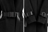 ETRO UTILITY BLACK MELTON COAT