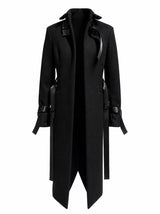 ETRO UTILITY BLACK MELTON COAT
