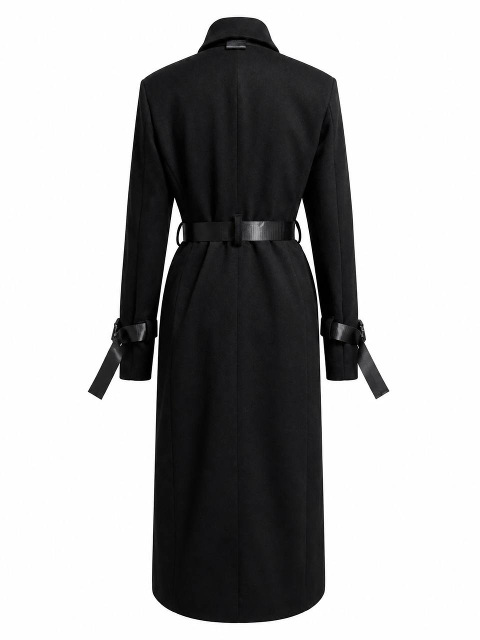 ETRO UTILITY BLACK MELTON COAT