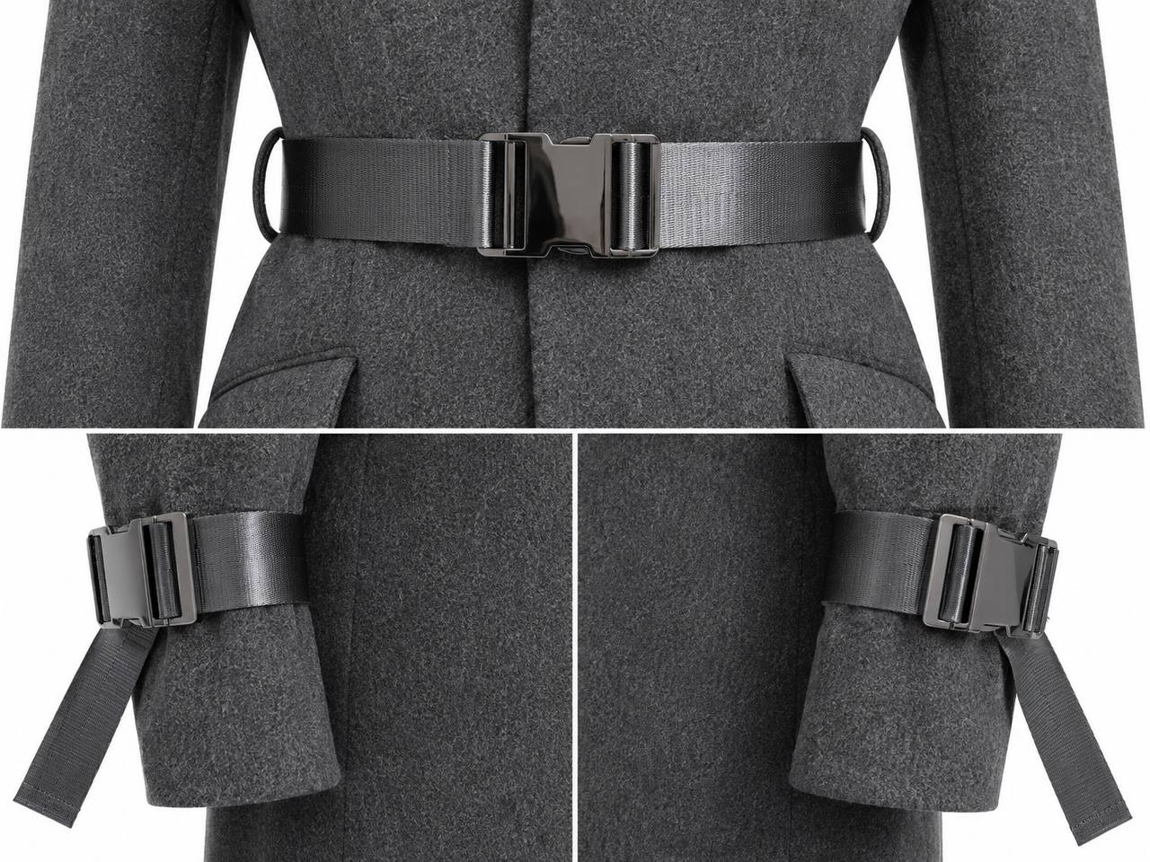 MELTON GREY COAT