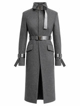 MELTON GREY COAT