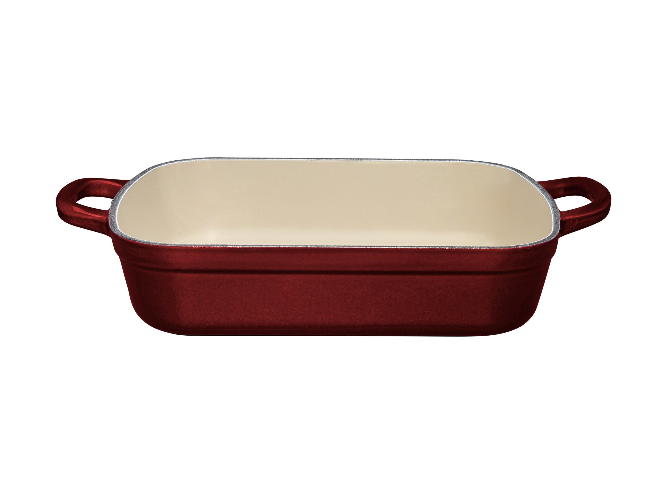 Maxwell & Williams Cast Iron Roaster Merlot 28x21cm Gift Boxed