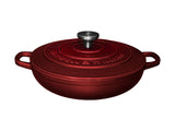 Maxwell & Williams Cast Iron Braiser Merlot 27cm Gift Boxed
