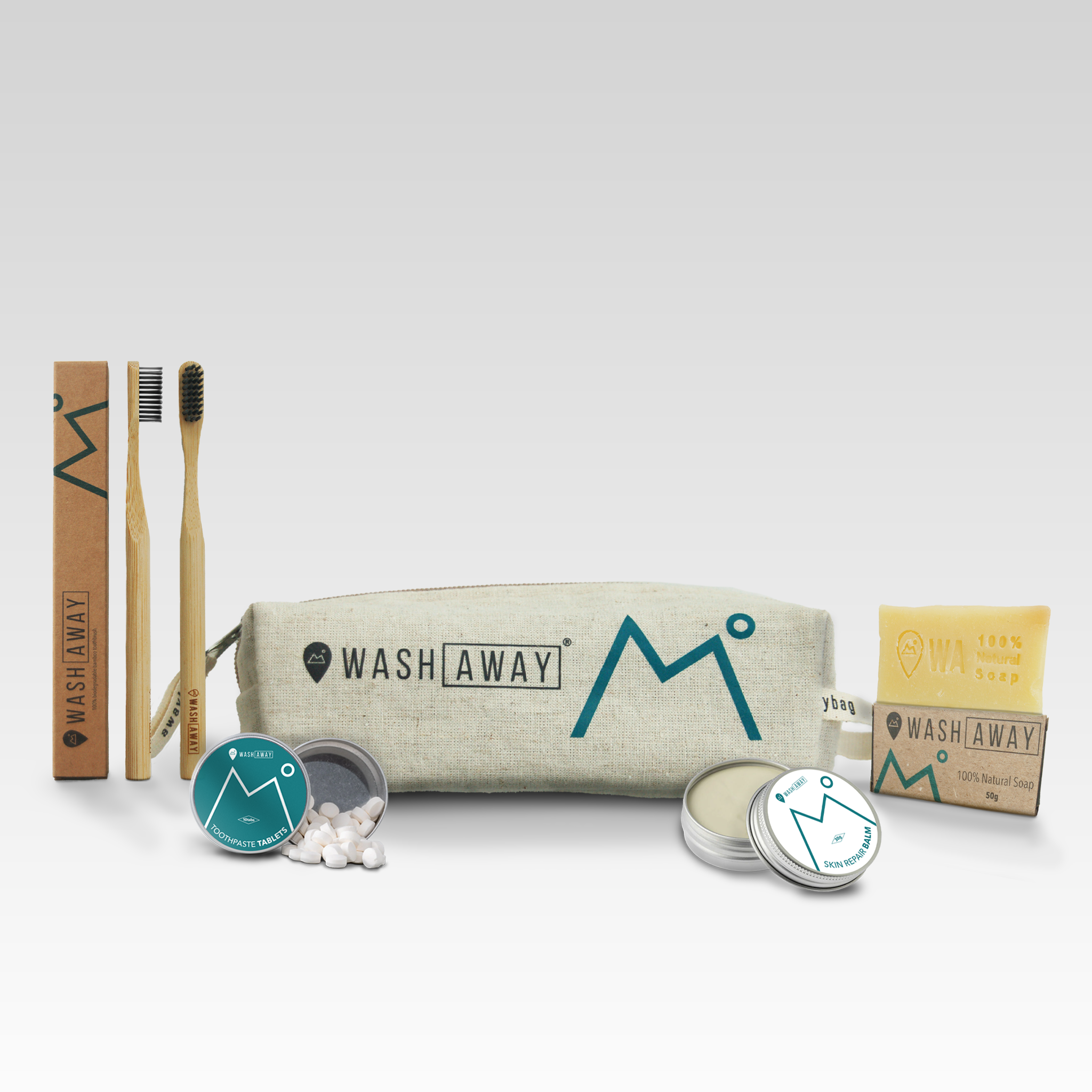 Wash Away Hygiene Travel Kit — Essentials