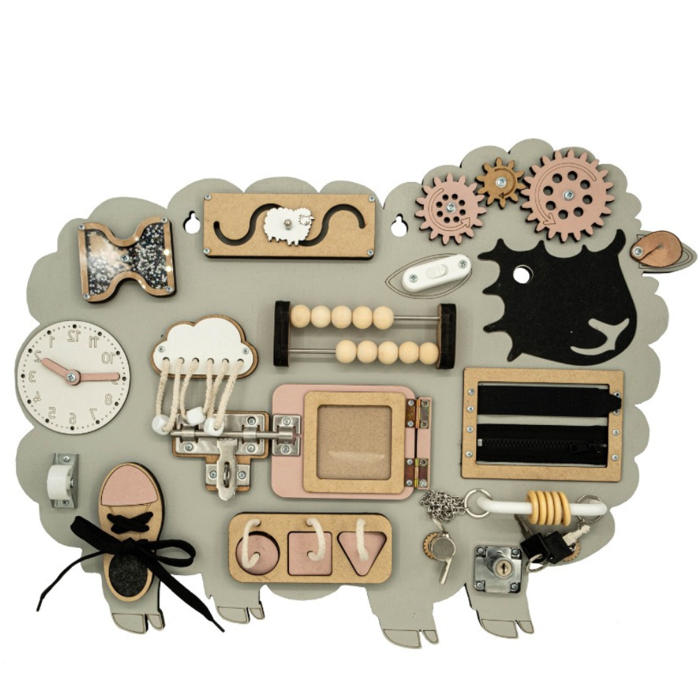 Kiani Originals Wooly the Sheep Busy Board