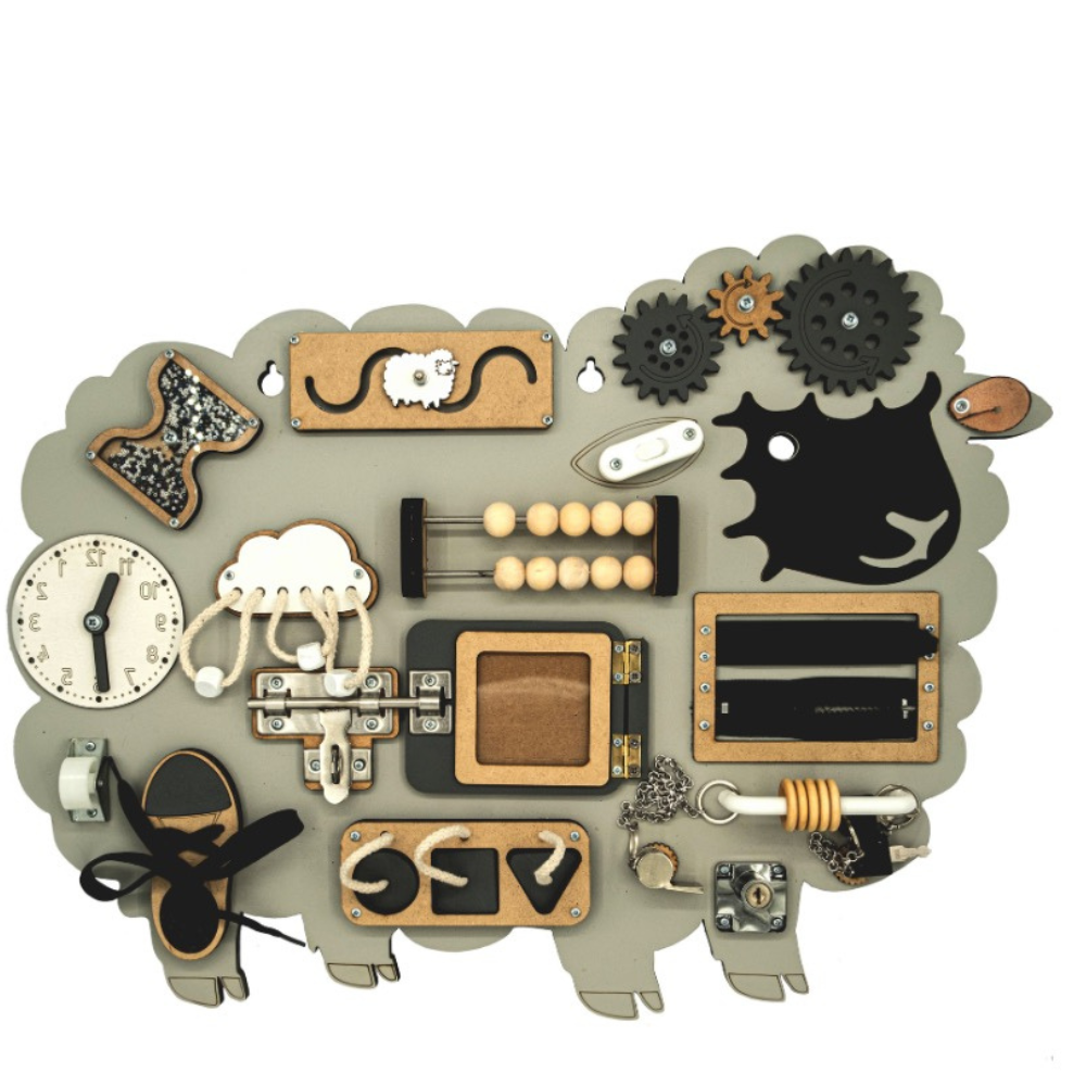 Kiani Originals Wooly the Sheep Busy Board