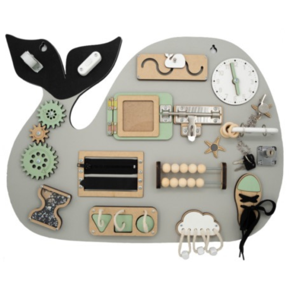 Kiani Originals Wally the Whale Busy Board