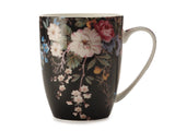 Maxwell & Williams William Kilburn Coupe Mug Midnight Blossom 400ml Gift Boxed